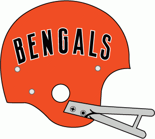 Cincinnati Bengals 1968-1979 Helmet Logo iron on paper